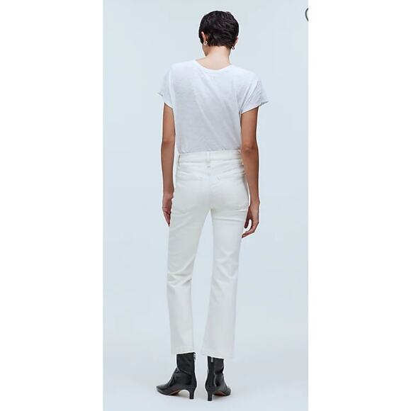 NWT Madewell Petite Kick Out Crop Jeans Size 27 Petite Retail $138 - Picture 2 of 5
